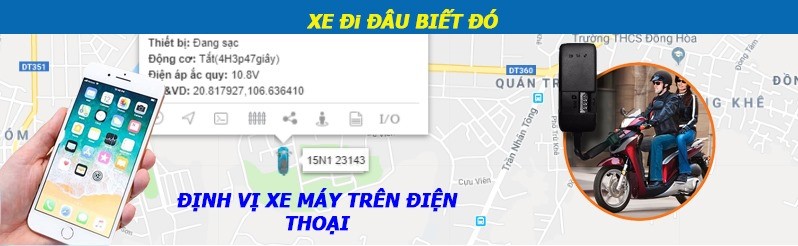 Định vị xe máy Hải Phòng
